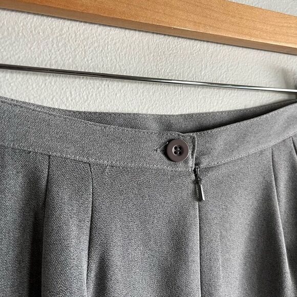 Vintage Paul Harris 90s Gray Maxi Pencil Skirt | Career Minimalist Size 6 - Picture 6 of 8